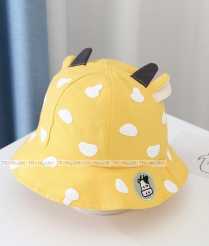 Mũ Bucket bò sữa cao cấp