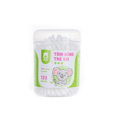 Tăm bông trẻ em MIPBI 120 cái