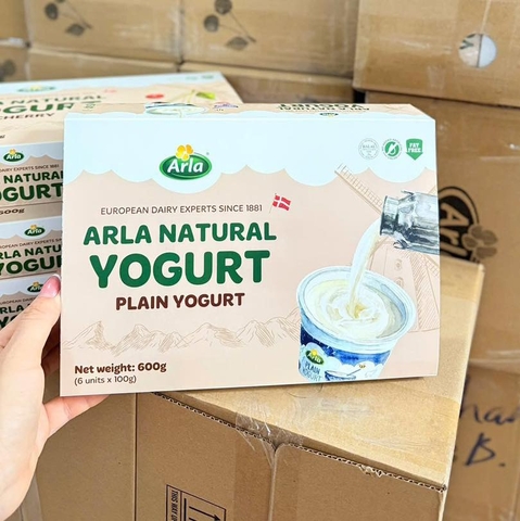 Sữa chua nguội Arla vỉ 6 hộp x 100gr (1 tuổi+)