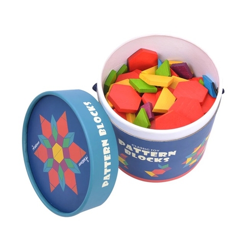 Bộ gỗ 250 chi tiết Mideer Pattern Blocks (3 tuổi+)