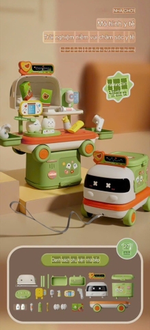 Xe đồ chơi kéo 2in1 Baby Trailer
