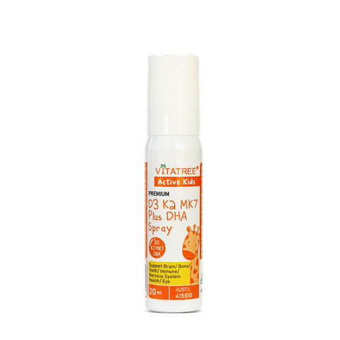 Vitamin D3K2 MK7 Plus DHA Vitatree Úc dạng xịt (0 tháng+)
