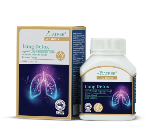 Viên thải độc phổi Lung Detox Vitatree 60 Viên