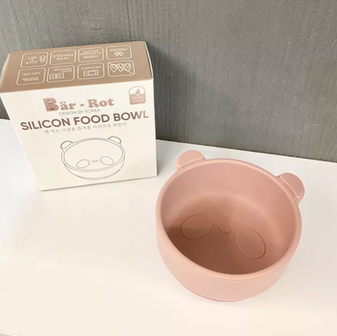 Bát ăn dặm silicon đế hít Bar-Rot