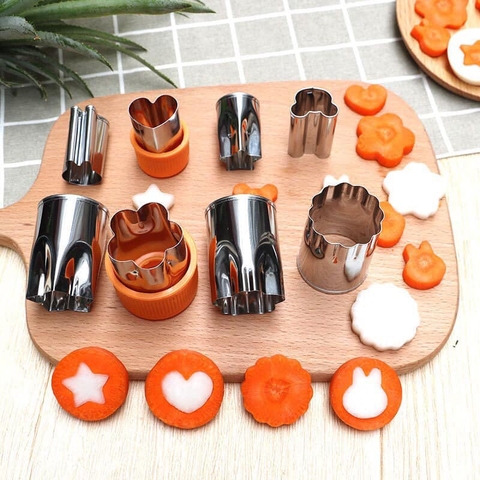 Bộ khuôn cắt rau củ 8 món