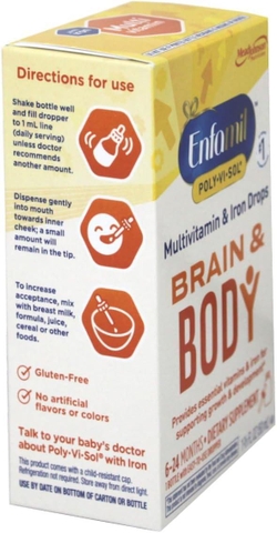 Siro bổ sung vitamin tổng hợp Enfamil Poly-Vi-Sol 50ml (6-24 tháng)