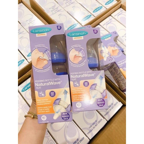 Bình và núm Lanshinoh cho bé