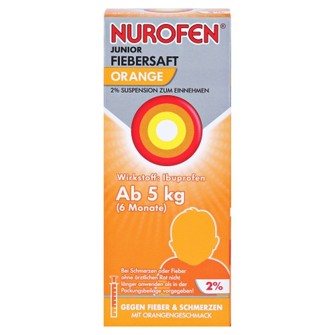 Siro hạ sốt Nurofen Đức cho bé từ 5kg