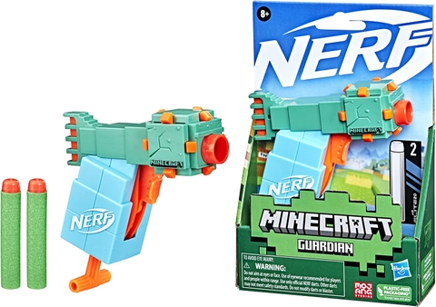 Súng đồ chơi Nerf Microshot Minecraft Guardian Mini