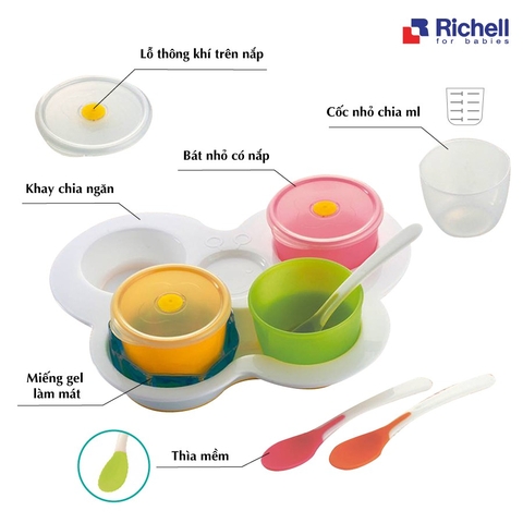 Bộ ăn dặm khởi đầu Richell