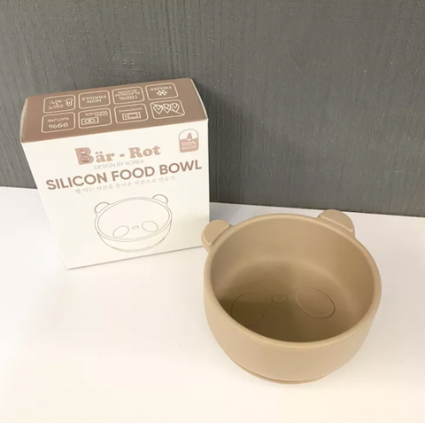 Bát ăn dặm silicon đế hít Bar-Rot