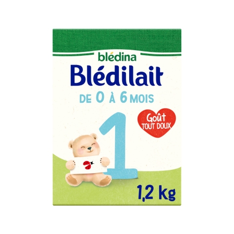Sữa Bledilait Pháp cho bé Số 1 (0-6m) - hộp 1.2kg
