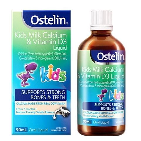 Bổ sung Canxi Ostelin Kids Úc