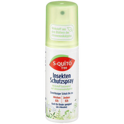 Xịt chống muỗi và côn trùng S-Quito Free Đức 100ml