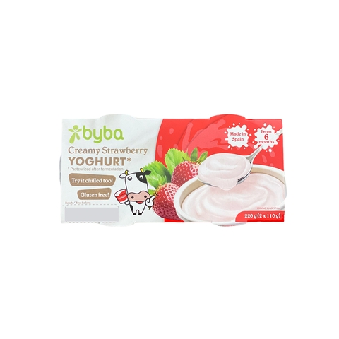 Sữa chua hoa quả thanh trùng byba