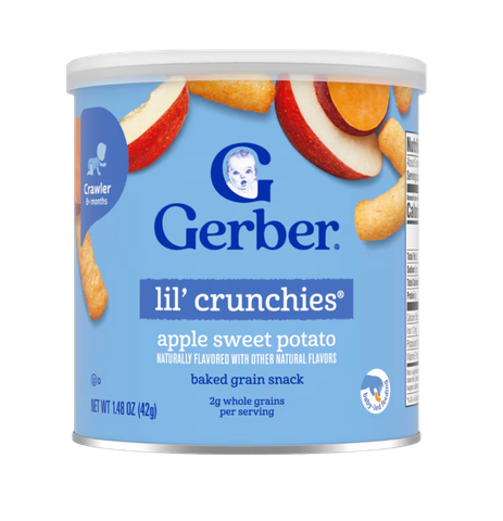 Bánh ăn dặm Gerber Lil’ Crunchies 8 tháng+