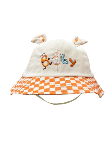 Mũ bucket kẻ caro