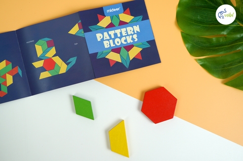 Bộ gỗ 250 chi tiết Mideer Pattern Blocks (3 tuổi+)