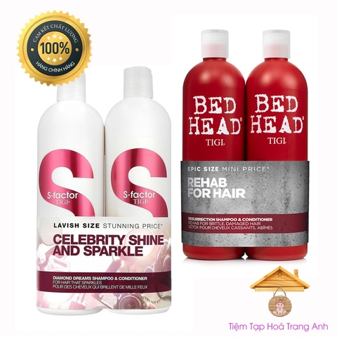 Set gội xả TIGI 750ml