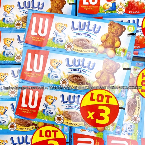 Bánh bông lan gấu LULU Pháp