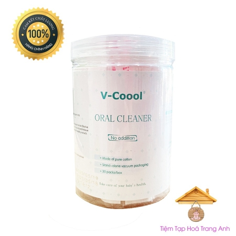 Que gạc rơ lưỡi V-Coool cho bé