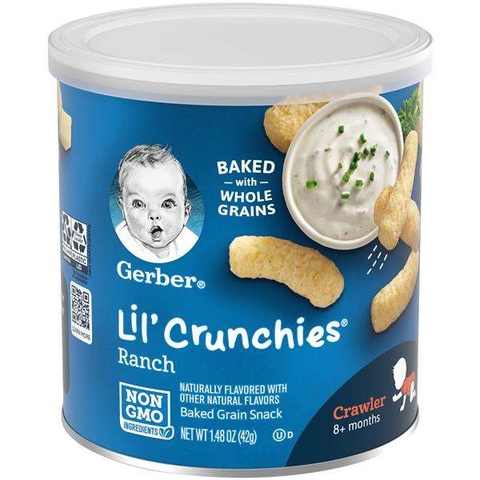 Bánh ăn dặm Gerber hộp lùn