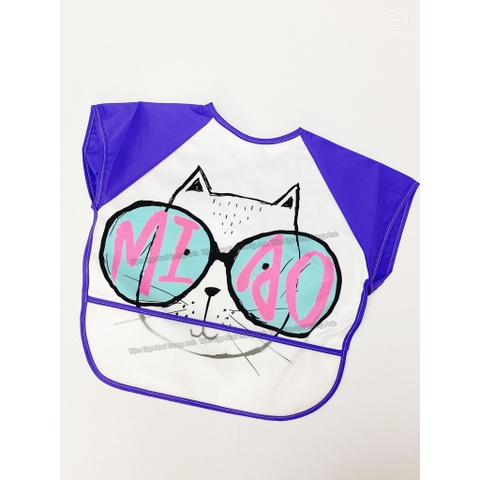 Áo yếm ăn dặm dài tay cho bé