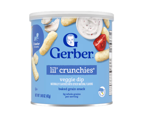Bánh ăn dặm Gerber Lil’ Crunchies 8 tháng+
