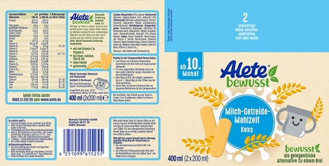 Sữa nước dinh dưỡng Alete (10 tháng+)