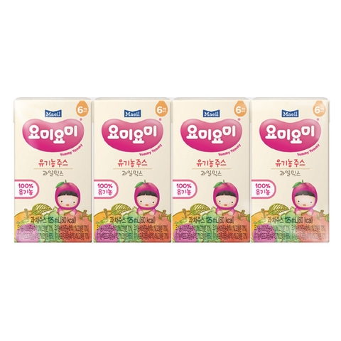 Nước ép trái cây Maeil Organic (Lốc 4h)