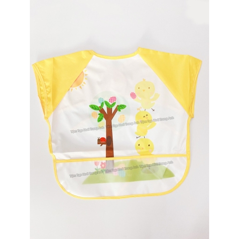 Áo yếm ăn dặm dài tay cho bé