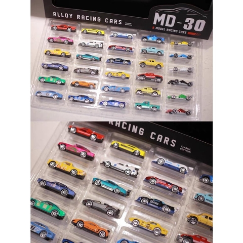 Bộ 30 xe ô tô cao cấp Alloy Racing Cars Mideer