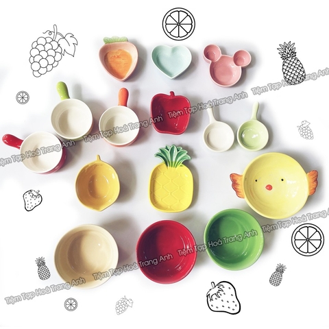 Bát sứ ăn dặm cho bé