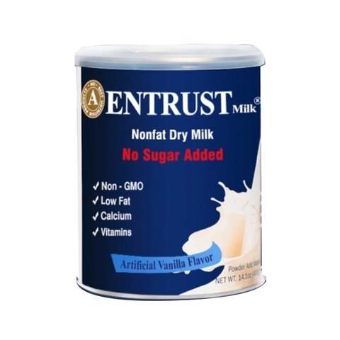 Sữa Entrust Mỹ vị vani không đường 400g