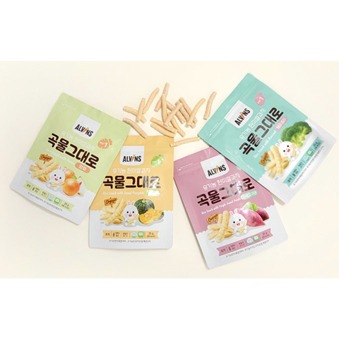 Bánh gạo que hữu cơ Alvins cho bé