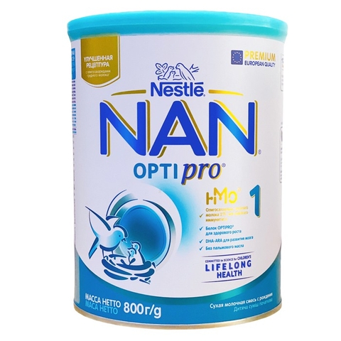 Sữa Nan Nga 800gr cho bé