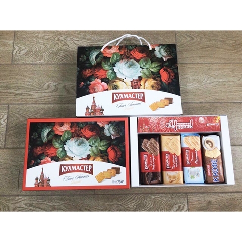 Bánh quy KYXMACTEP kèm túi Nga