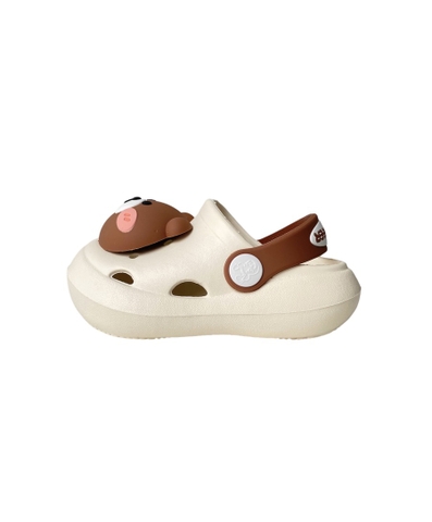 Dép sục gấu kem