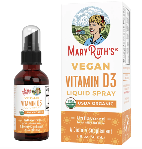 Vitamin D3 hữu cơ dạng xịt Mary Ruth's (0 tháng+)
