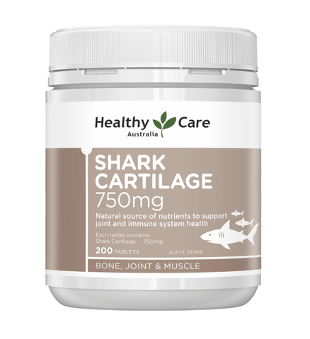 Sụn cá mập Healthy Care Shark Cartilage 750mg 200 viên