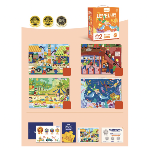 Bộ ghép hình cao cấp Level Up Mideer