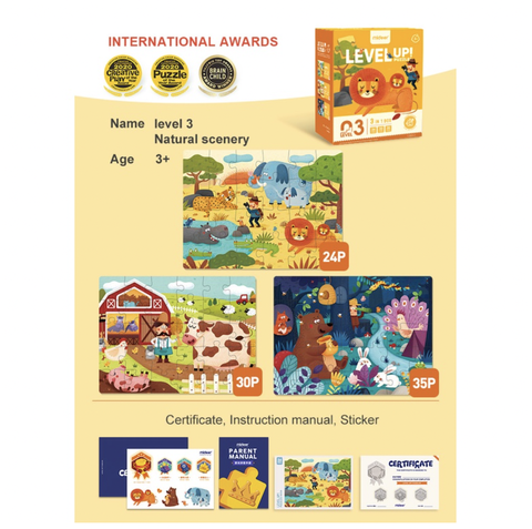 Bộ ghép hình cao cấp Level Up Mideer