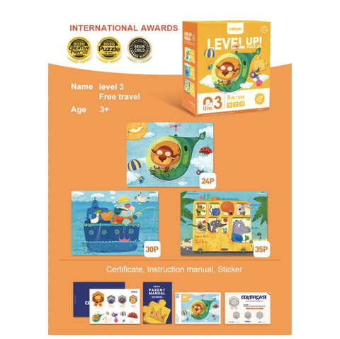 Bộ ghép hình cao cấp Level Up Mideer