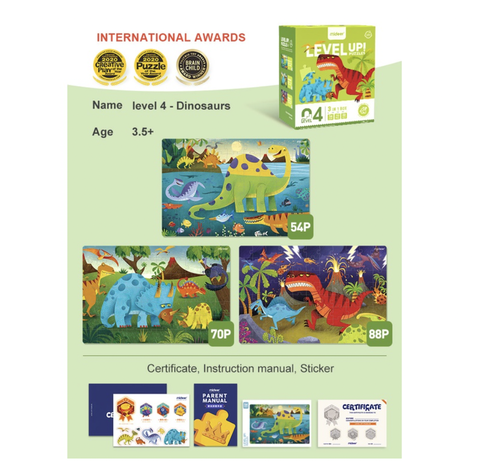 Bộ ghép hình cao cấp Level Up Mideer