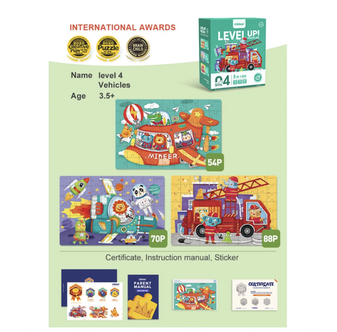 Bộ ghép hình cao cấp Level Up Mideer