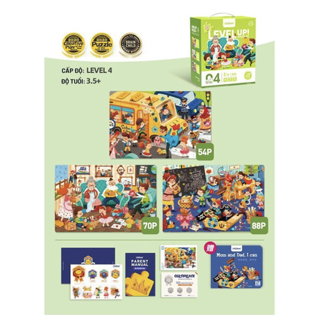 Bộ ghép hình cao cấp Level Up Mideer