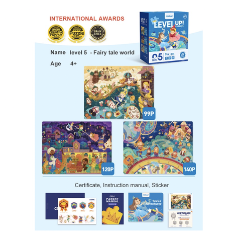 Bộ ghép hình cao cấp Level Up Mideer