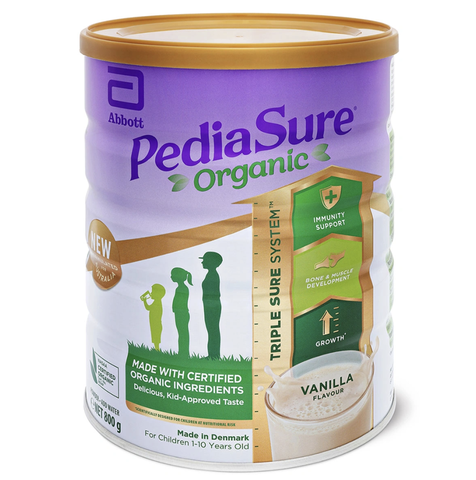 Sữa Pediasure Organic Úc hộp 800g cho trẻ 1-10 tuổi