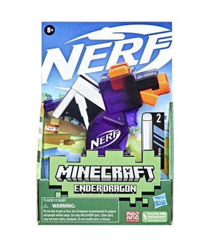 Súng đồ chơi Nerf Microshot Minecraft Ender Dragon