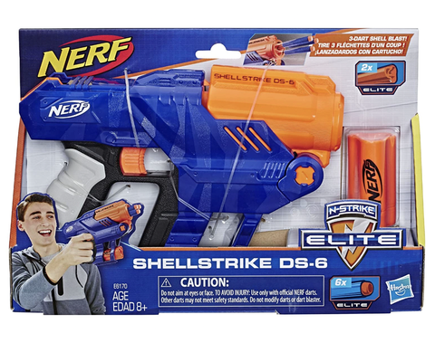 Súng đồ chơi Nerf Elite Shellstrike DS-6 Blaster